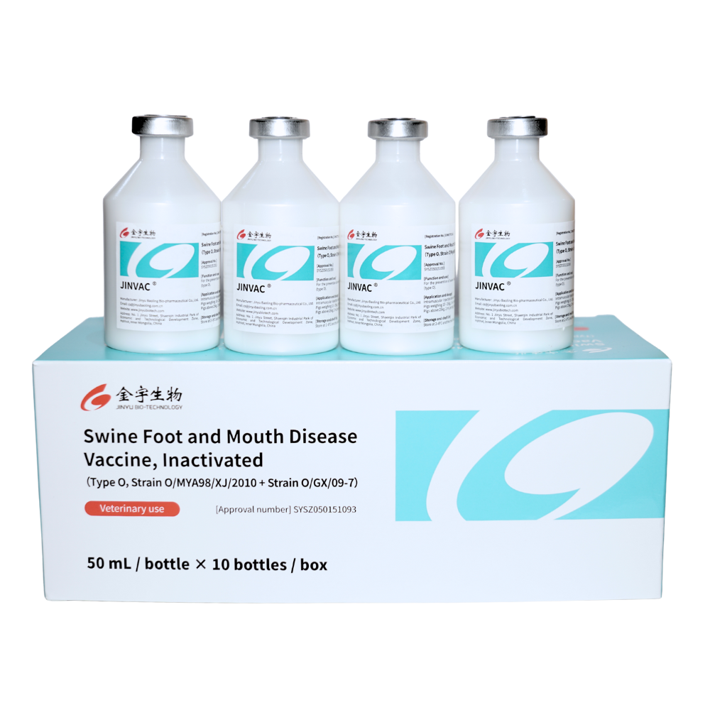 Swine Foot and Mouth Disease Vaccine, Inactivated
(Type O, Chủng O/MYA98/XJ/2010 + Chủng O/GX/09-7) 1