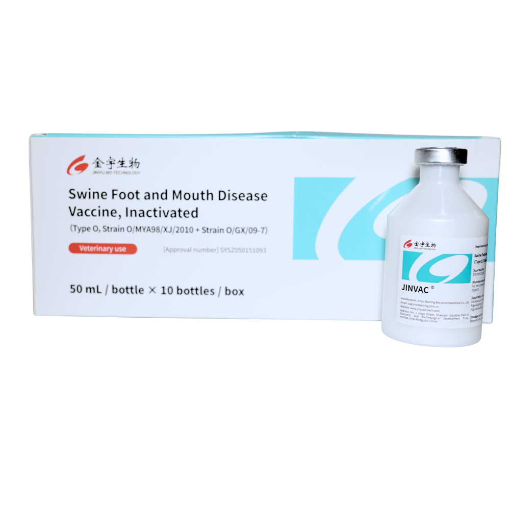 Swine Foot and Mouth Disease Vaccine, Inactivated
(Type O, Chủng O/MYA98/XJ/2010 + Chủng O/GX/09-7) 1